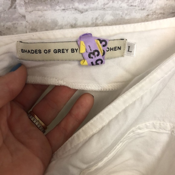 Ivory Chambray Overalls - Picture 10 of 12